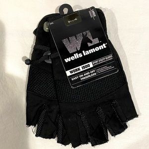Men’s Fingerless Work Gloves, NWT, Large